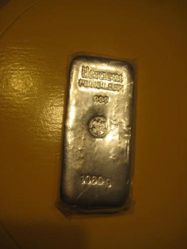 1kg silberbarren 999 - silberbarren, von