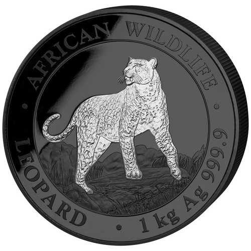 Silbermünze 1kg leopard 2022 - leopard,