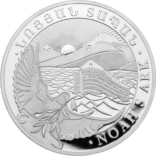 Silbermünze arche noah - silbermünze, kg