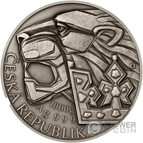 Czech lion kilo silber - lion, 1