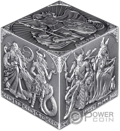Norse gods cube kg - 3d, 1