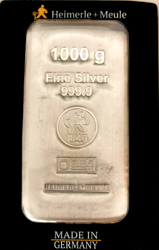 Silberbarren 999 9 - kg., 999,9