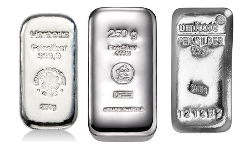 250 silberbarren 4 kilo - 250,