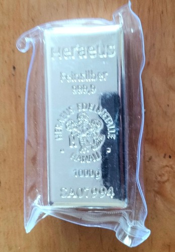 Silberbarren heraeus - 1,