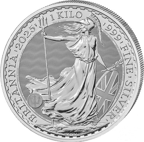 Silbermünze britannia kg - britannia,