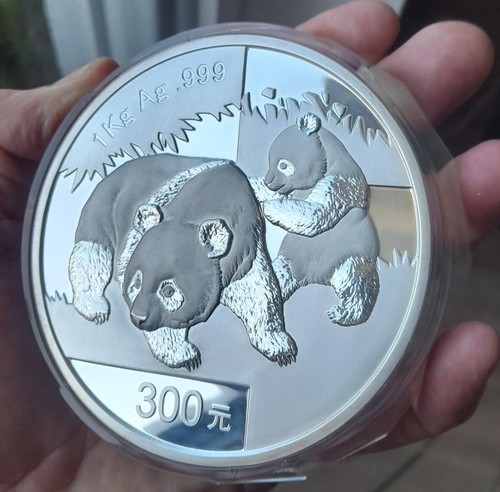 Silbermünze china panda - kg,