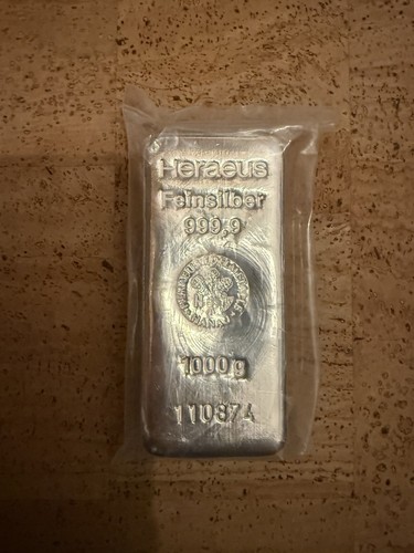 Heraeus silberbarren 1000 - g, 1
