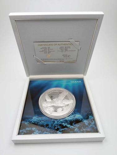 Kilo silber münze - 1,