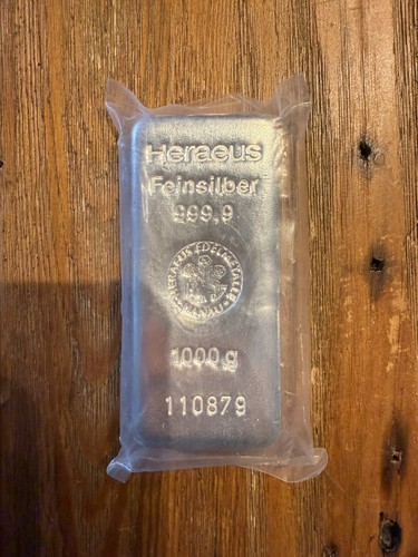 Heraeus silberbarren 1000 1 - 1000,