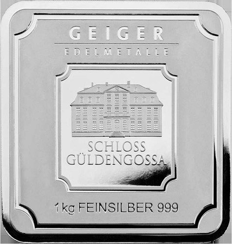 1kg silberbarren geiger - 1kg,