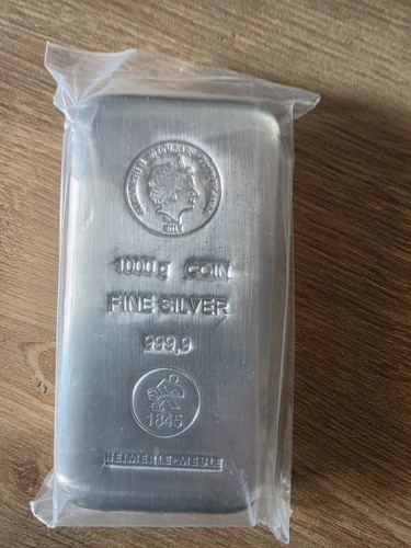 1kg silberbarren heimerle - 1kg,